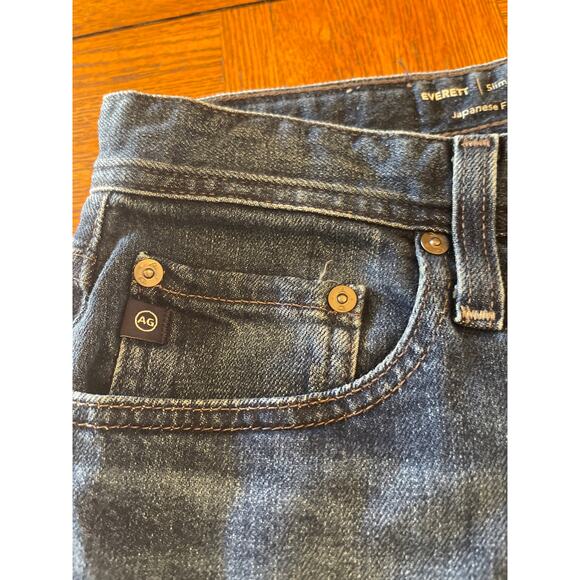 AG EVERETT SLIM STRAIGHT JEANS 33 - Picture 2 of 6